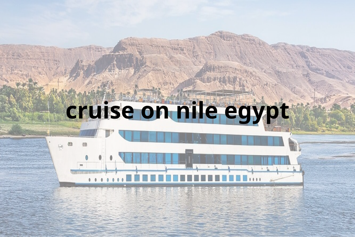 cruise on nile egypt