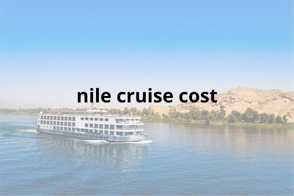nile cruise cost
